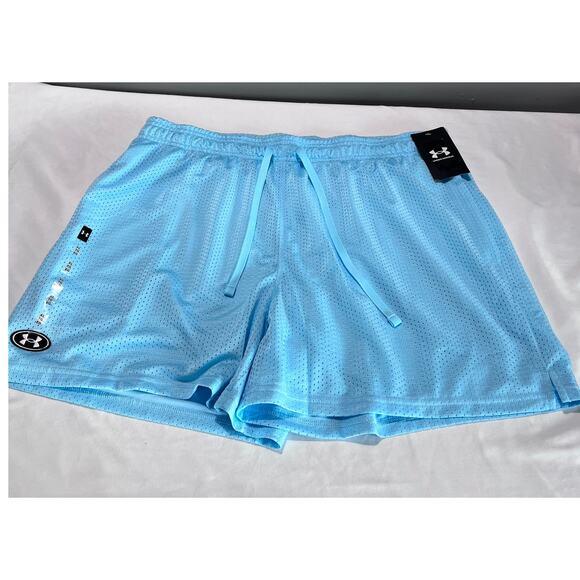 Under Armour Men’s XL Icon Mesh Shorts Blue Athletic Training Gym NWT $40 MSRP - Picture 1 of 7